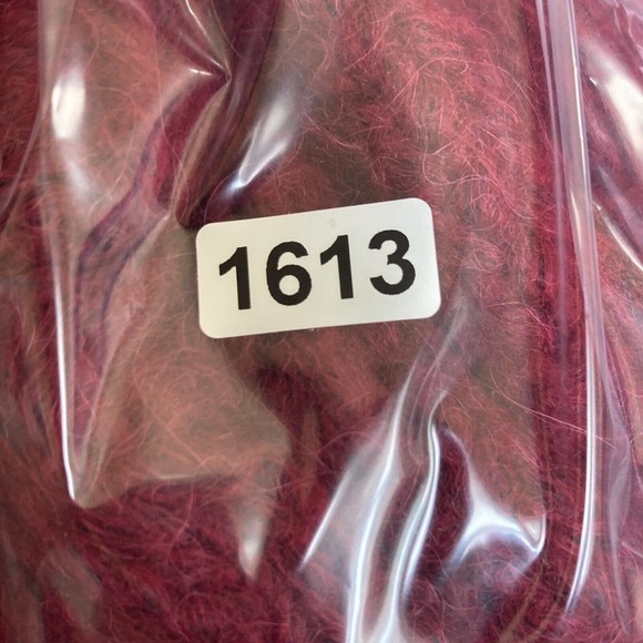 Eleven Six Sweater Womens Large Lorena Fringed Cable Knit Alpaca Blend Burgundy - Picture 11 of 11